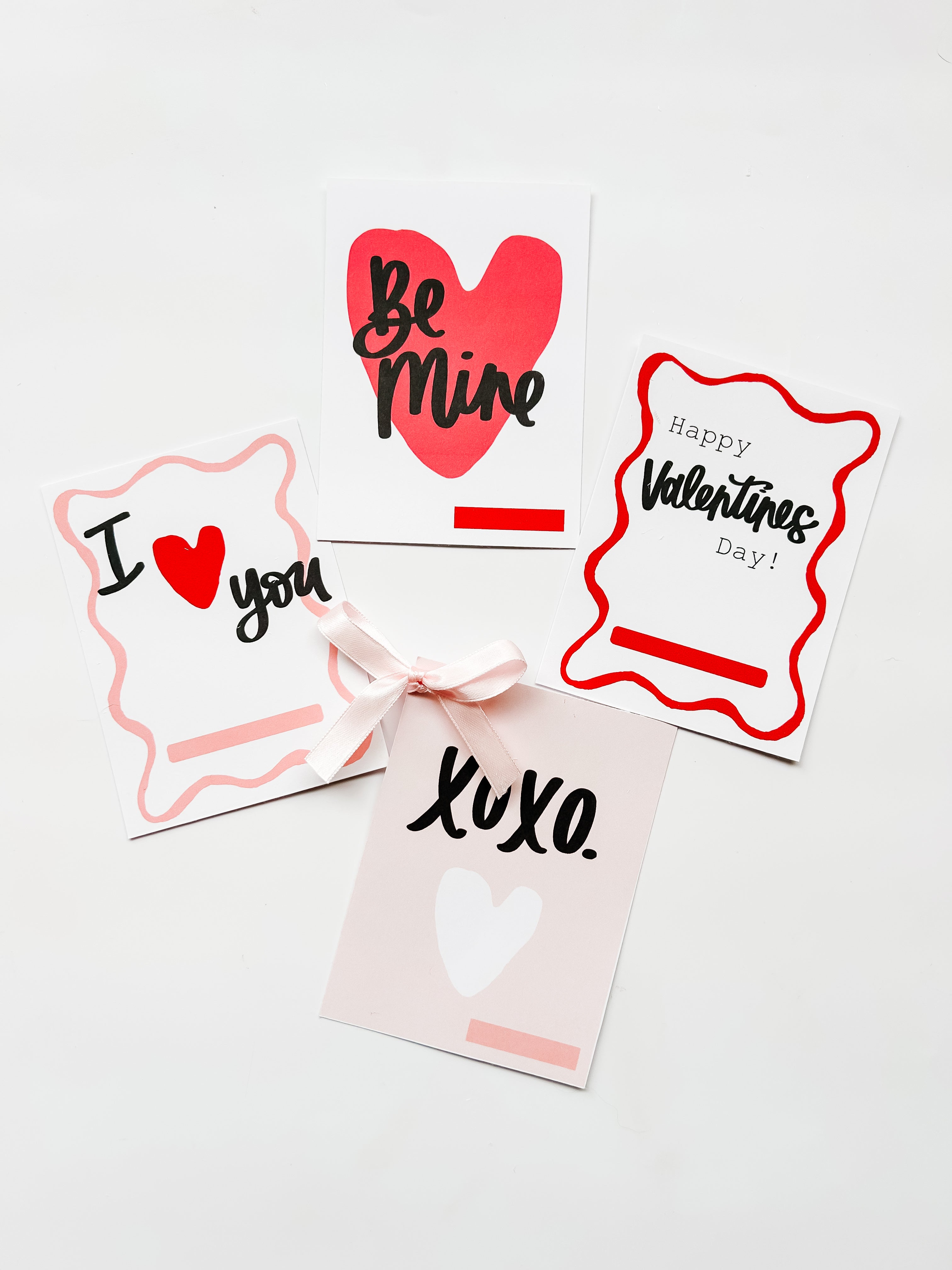 Printable Valentines Set- Traditional