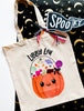 Girly Pumpkin Bucket Trick or Treat Bag