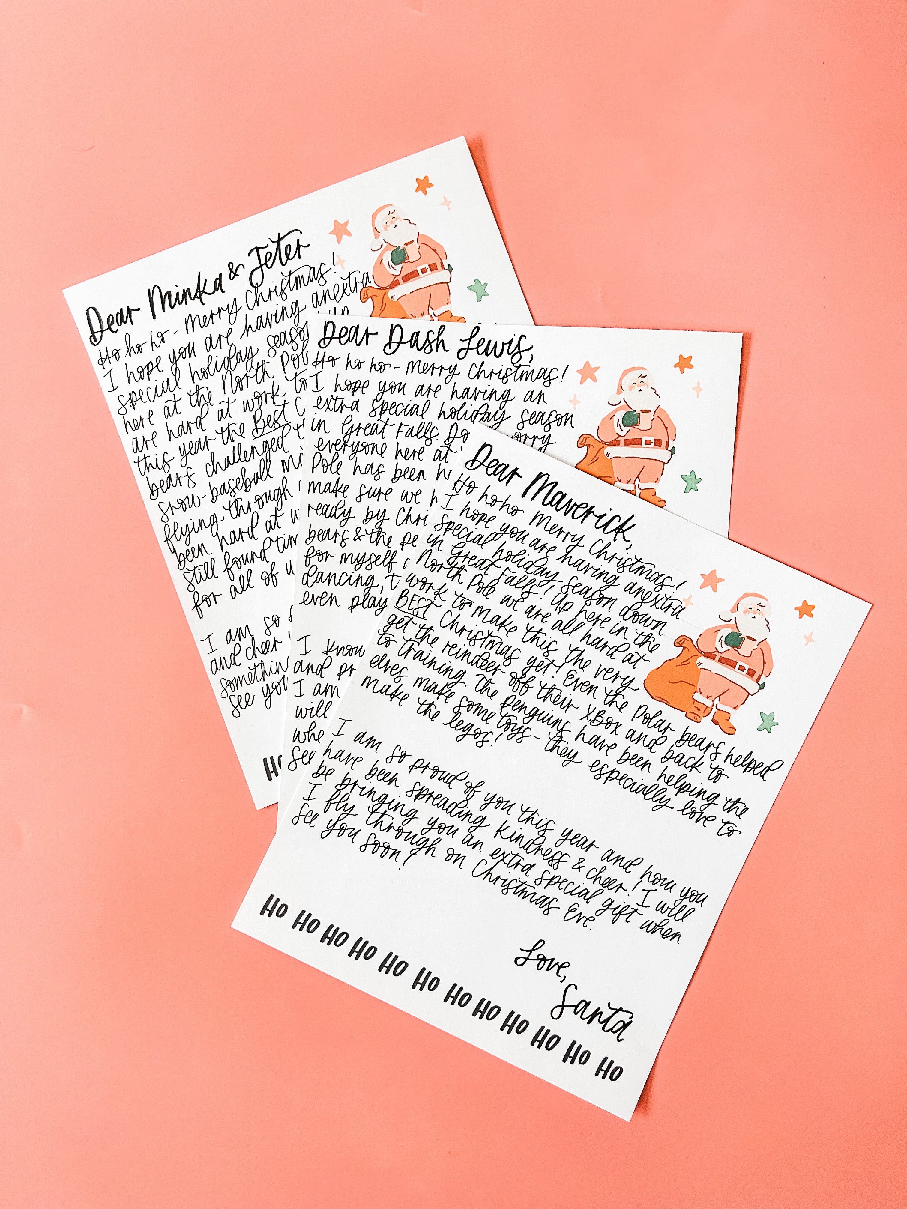 Custom Santa Reply Letter Goldie Letter Co