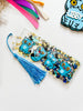 Derpy Cat Glitter Shaker Bookmark