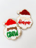 Santa Silhouette Name Tag
