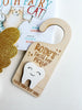 Personalized Tooth Pick Up Doorhanger