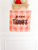 Pink Give Thanks Banner