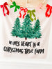 Christmas Tree Farm Fabric Banner