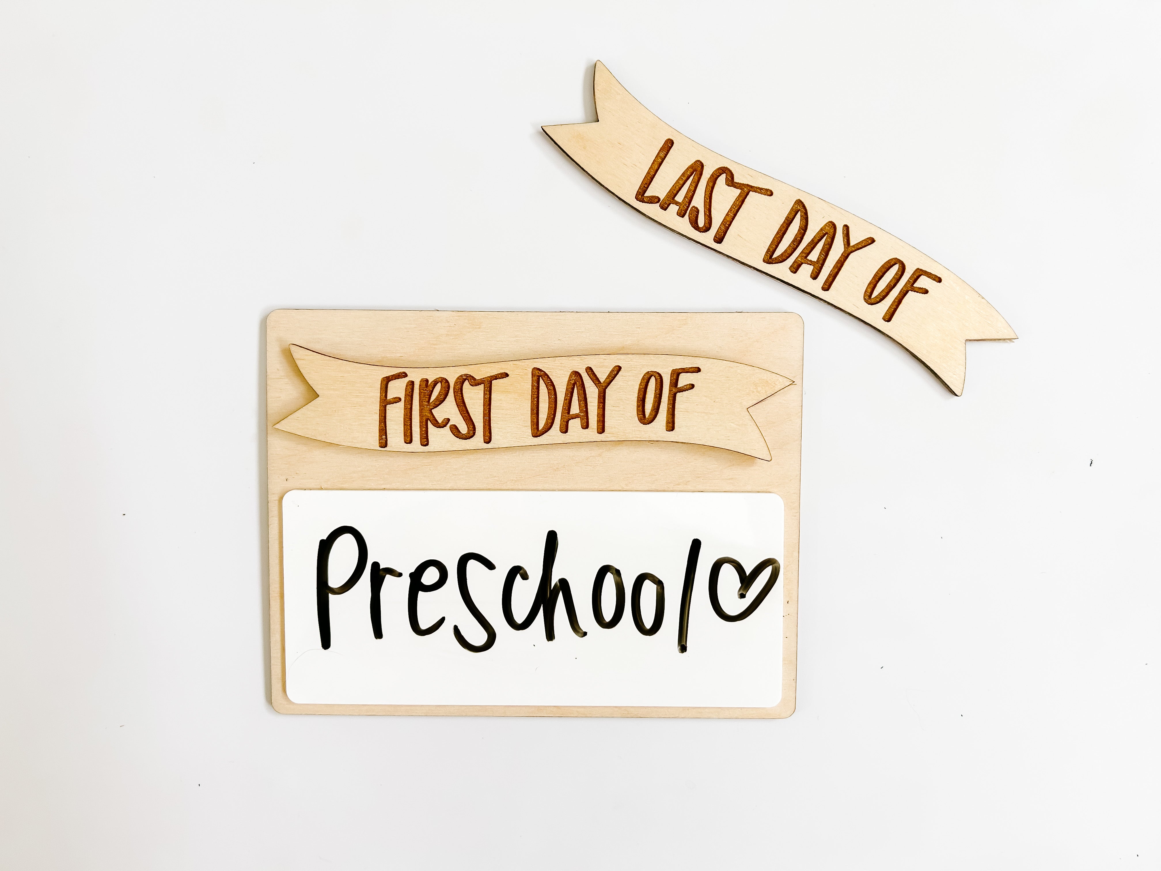 First/Last Day of School Whiteboard Sign