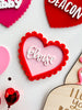 Heart with Scallop Trim Name Tag