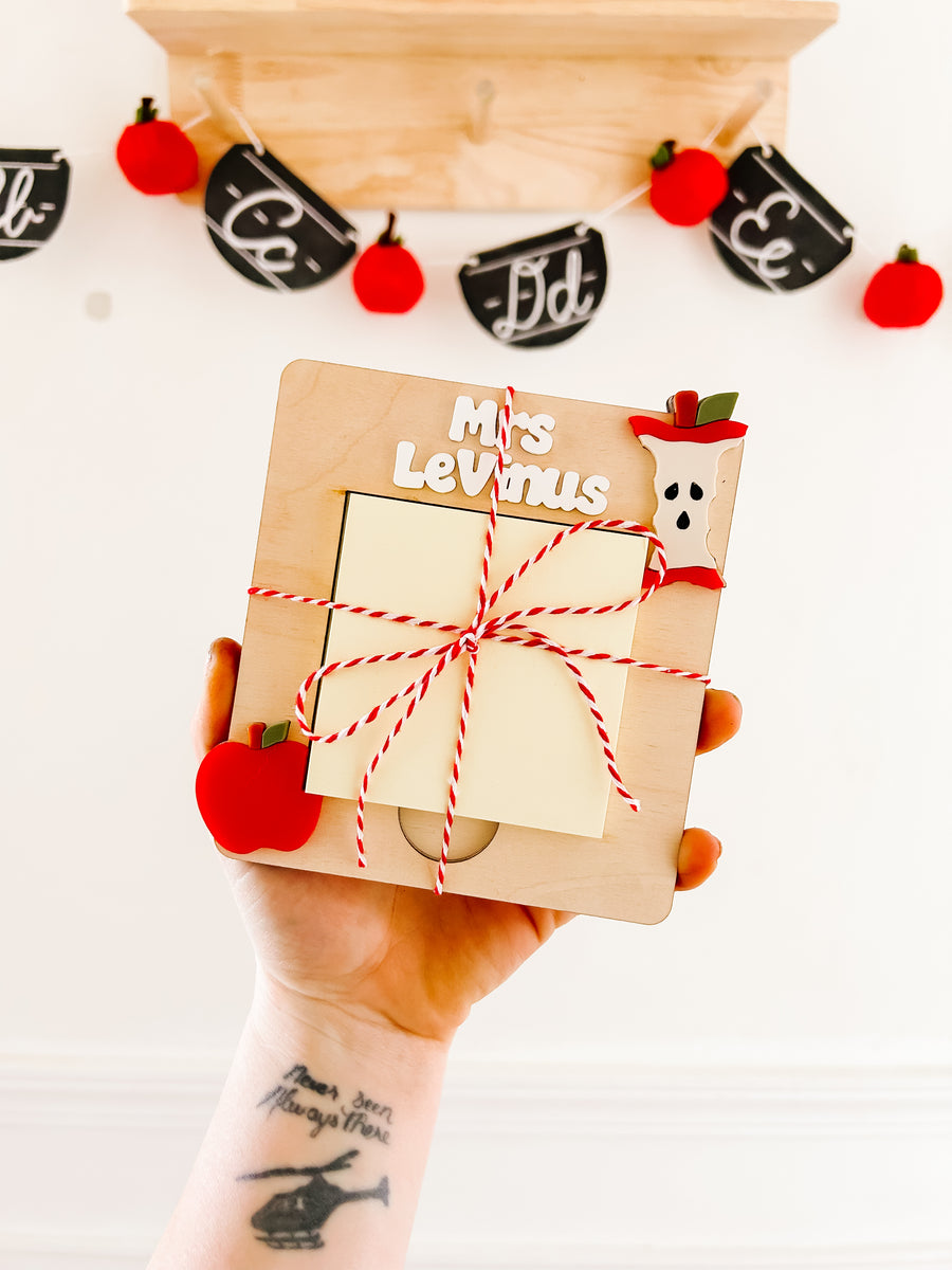 Apple Post-it Note Holder – Goldie Letter Co