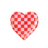 Checkered Heart Plate