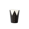 Black Lapel Paper Cups