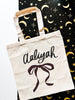 Black Bow Trick or Treat Bag