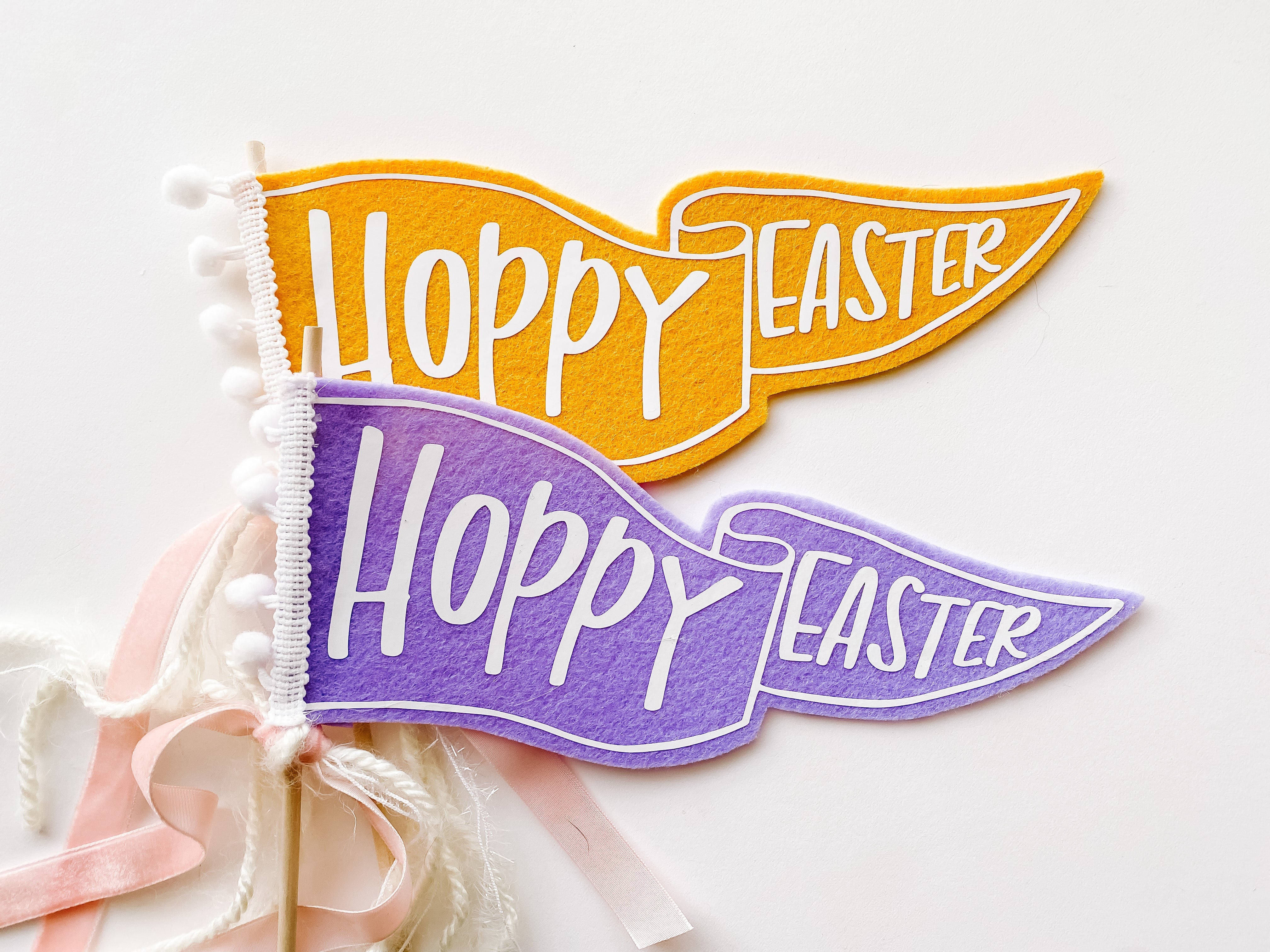 Hoppy Easter Pennant Flag- RTS