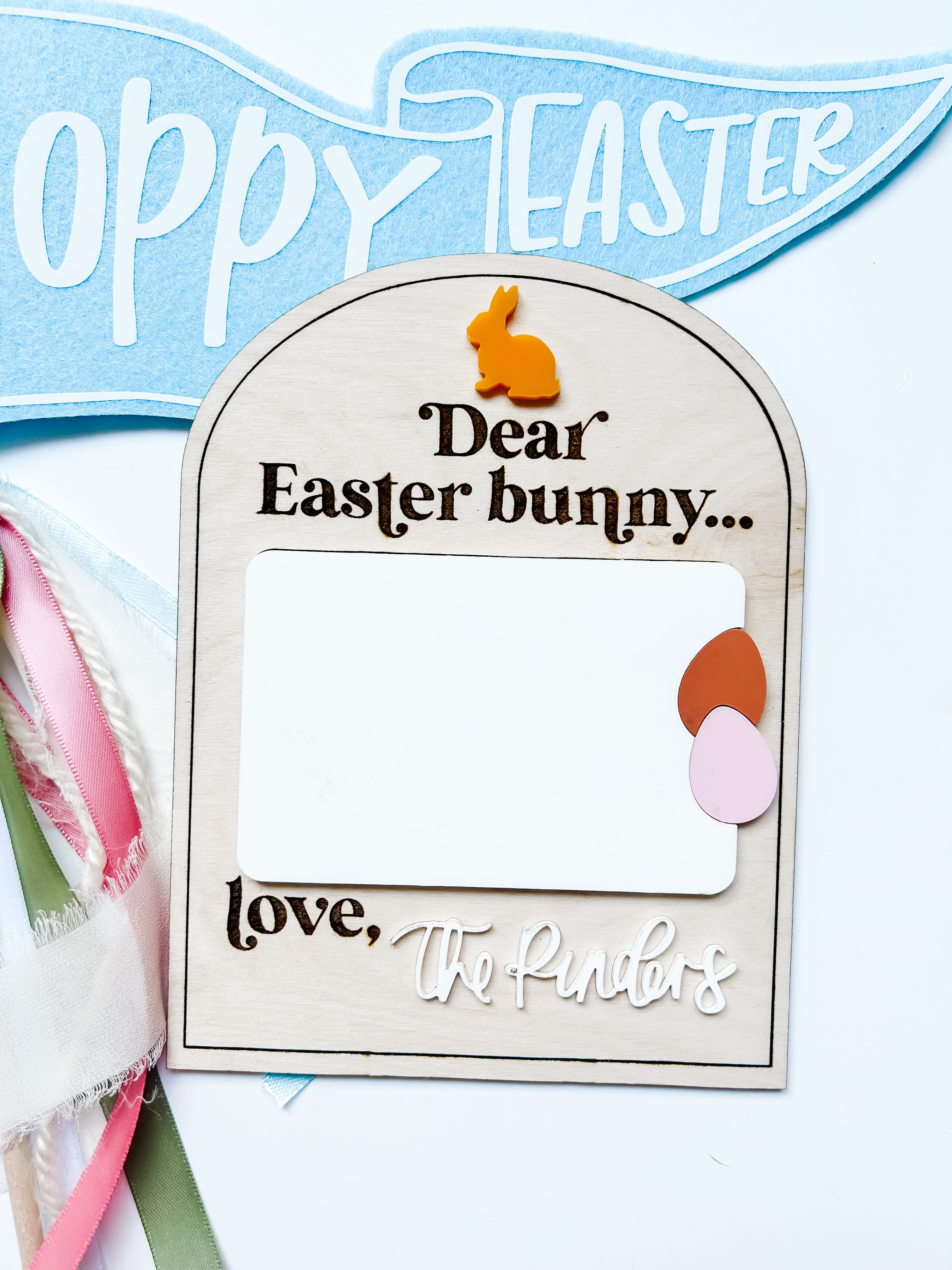 Dear Easter Bunny Sign