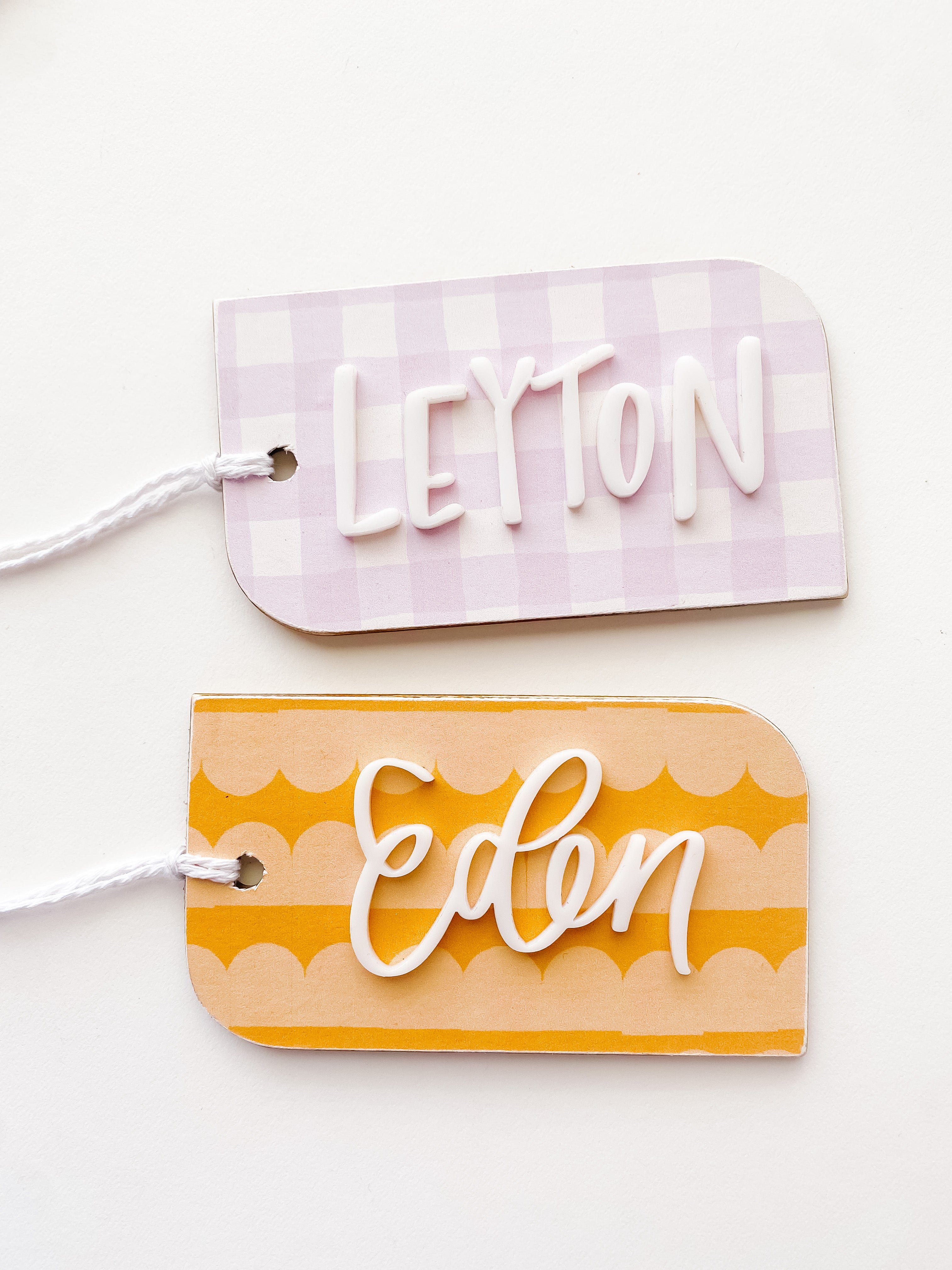 Easter Pattern Name Tags