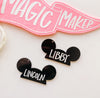 Mouse Hat Name Tag