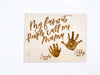 Kids Handprint Keepsake Sign