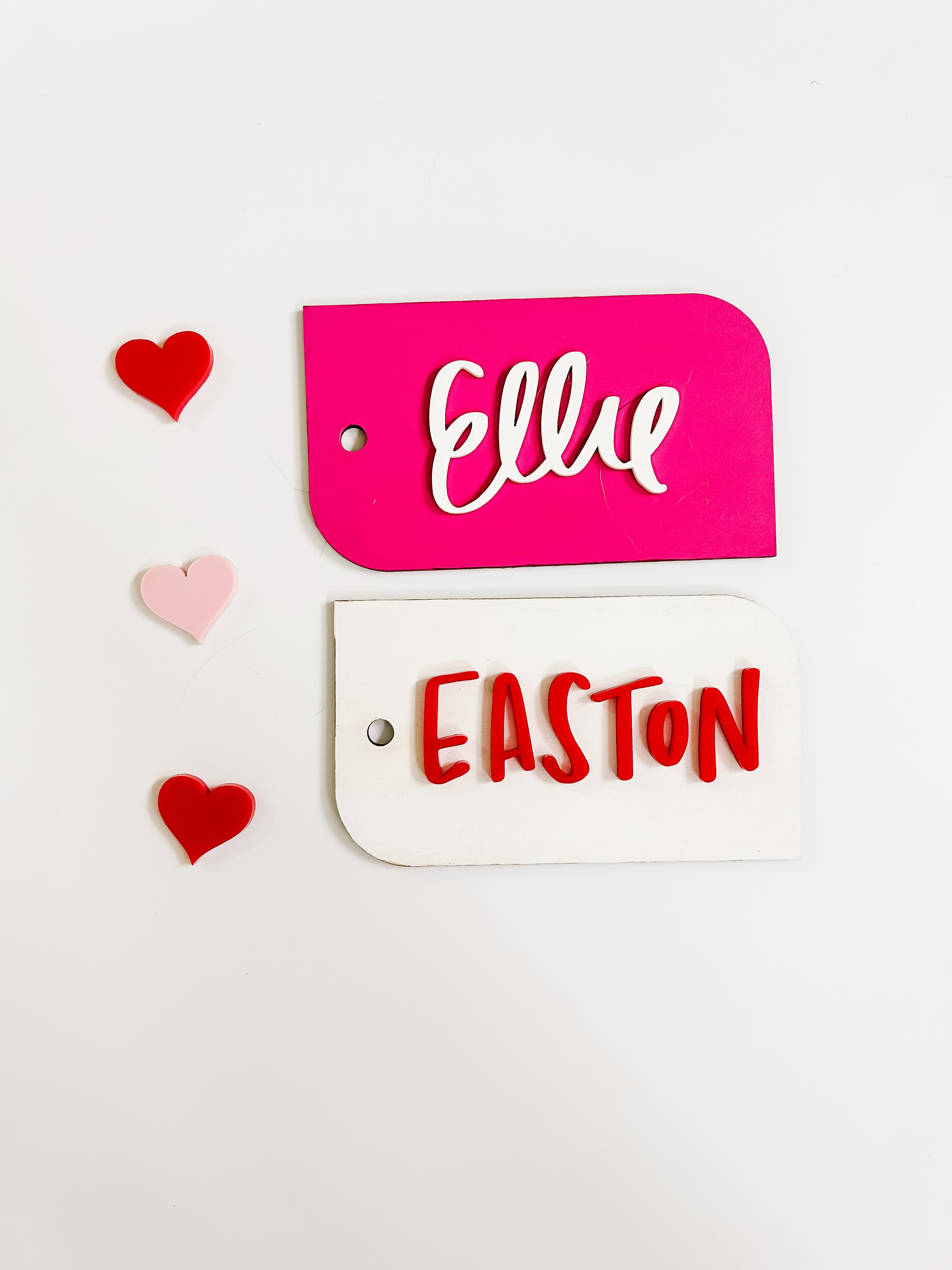 Valentines Name Tags